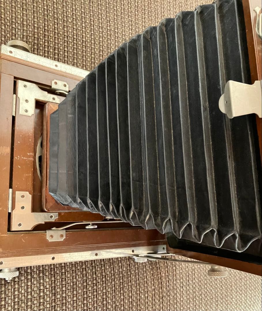 ジャンク扱　木製 蛇腹カメラ　ジャバラ