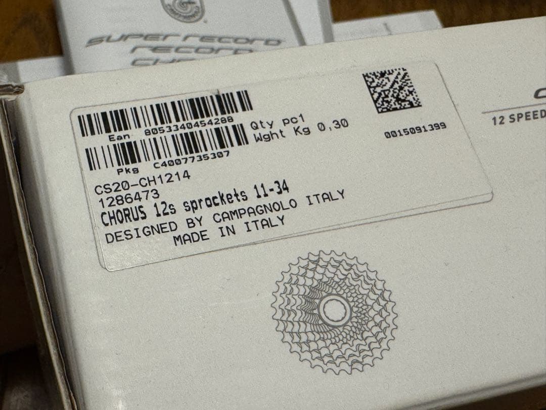【新品】Campagnolo Chorus 12速 グループセット