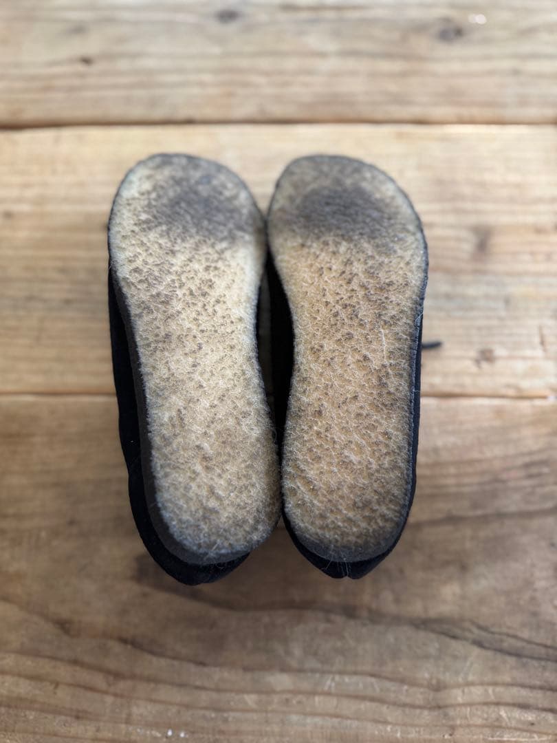 クラークス　ワラビー　38 uk5 ブラック　スウェード　極美品