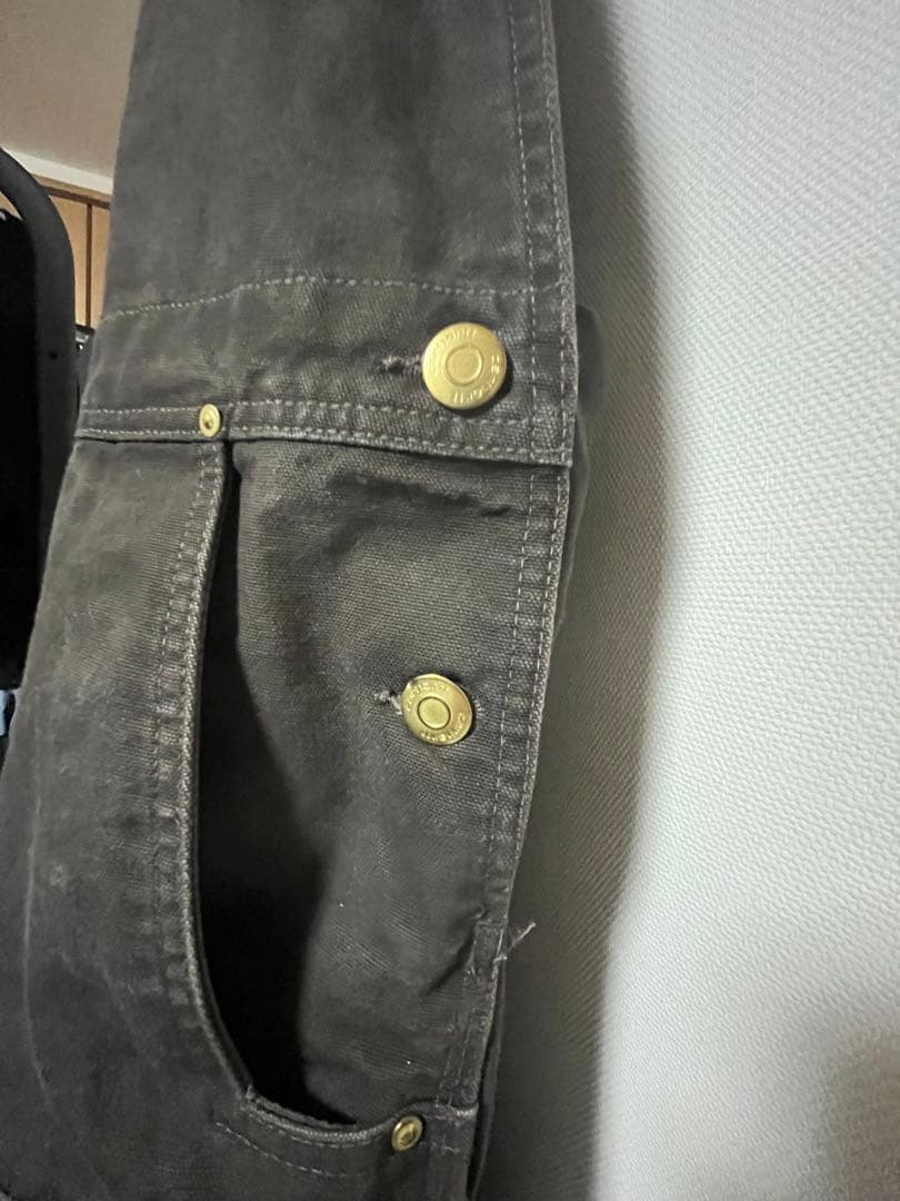 carhartt ダックオーバーオール　38×34 ブラウン WORKWEAR