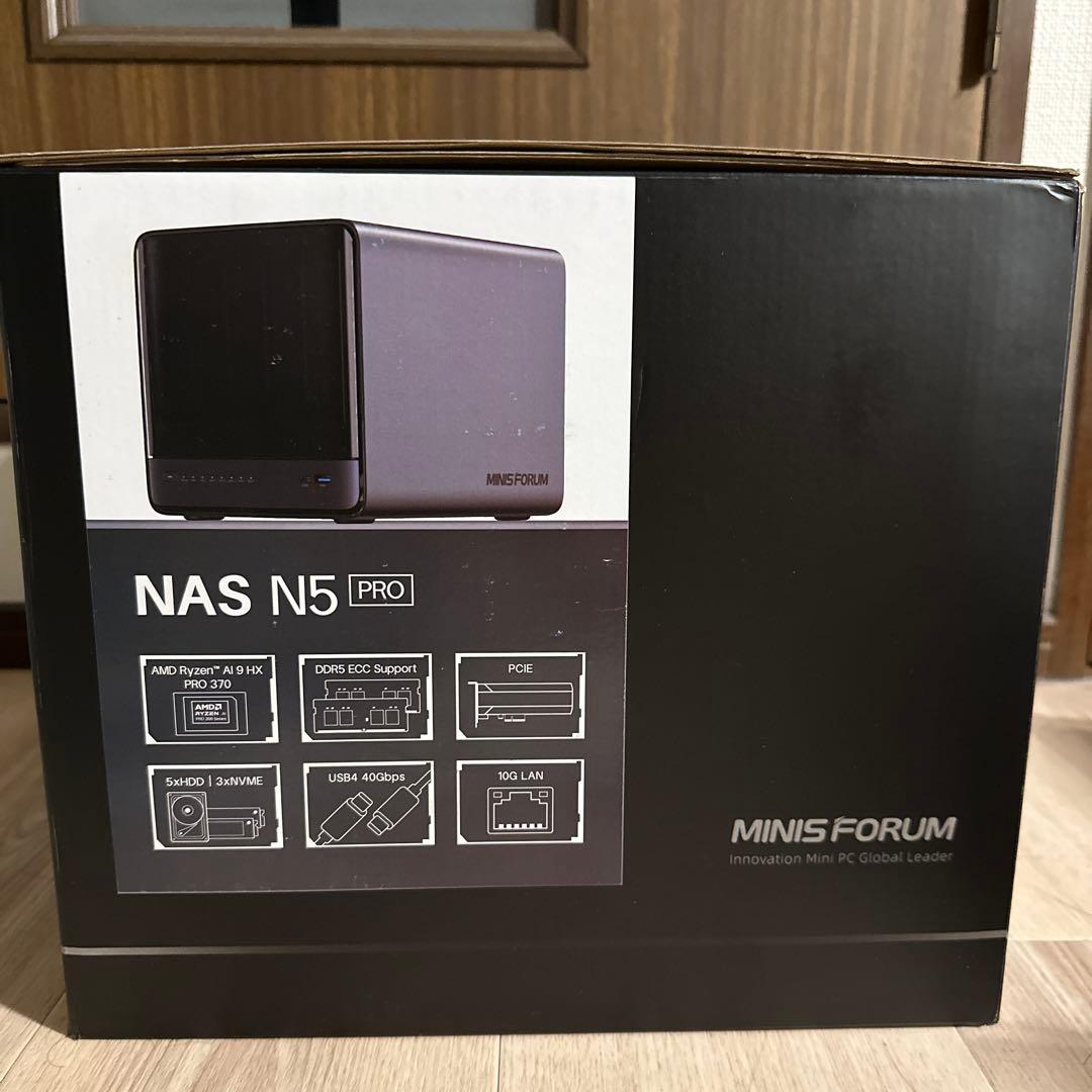 新品 ミニスフォーラム Minisforum N5 Pro NAS ミニPC
