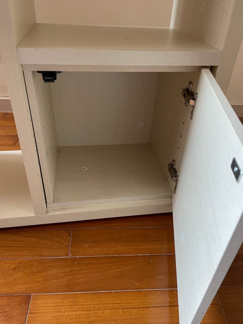 ニトリ　パーティション　ウッドラック　木製シェルフ（プレフェ 80111 WW)