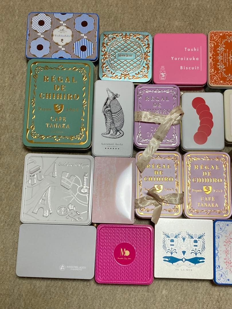 カフェタナカなどクッキー缶空き缶セット（バラ売りもok）