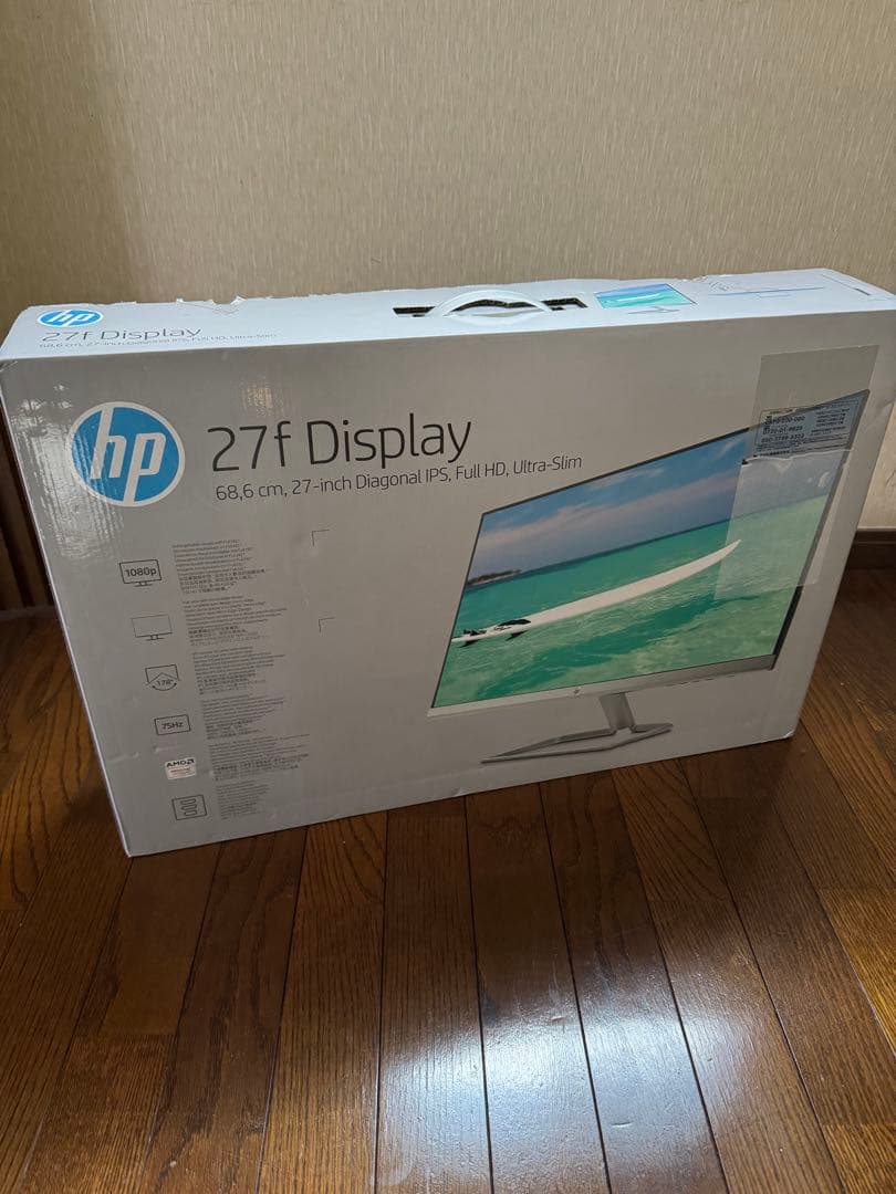 HP 27f 薄型ディスプレイ 本体