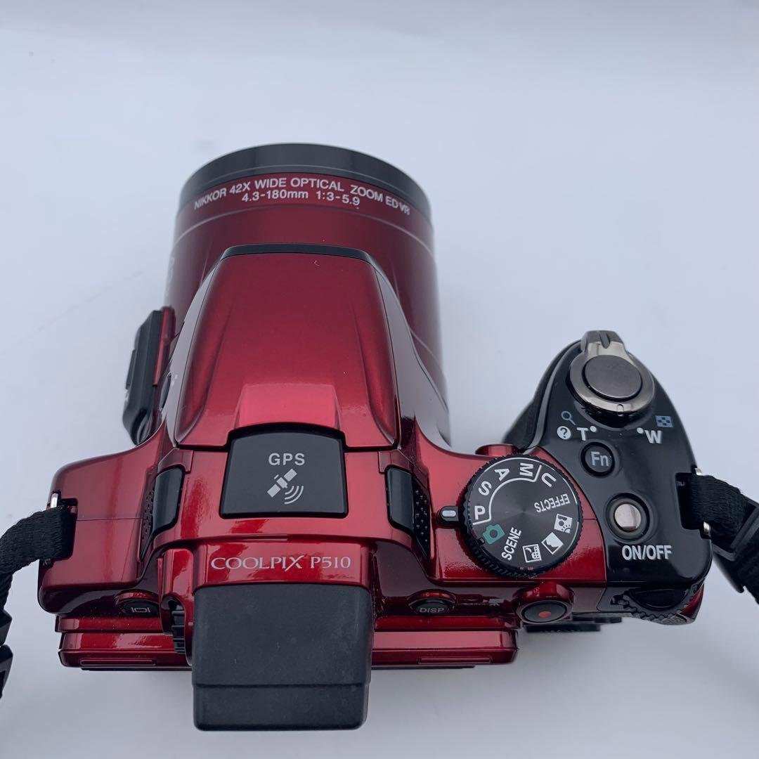 Nikon ニコン COOLPIX P510 レッド コンパクトデジタルカメラ