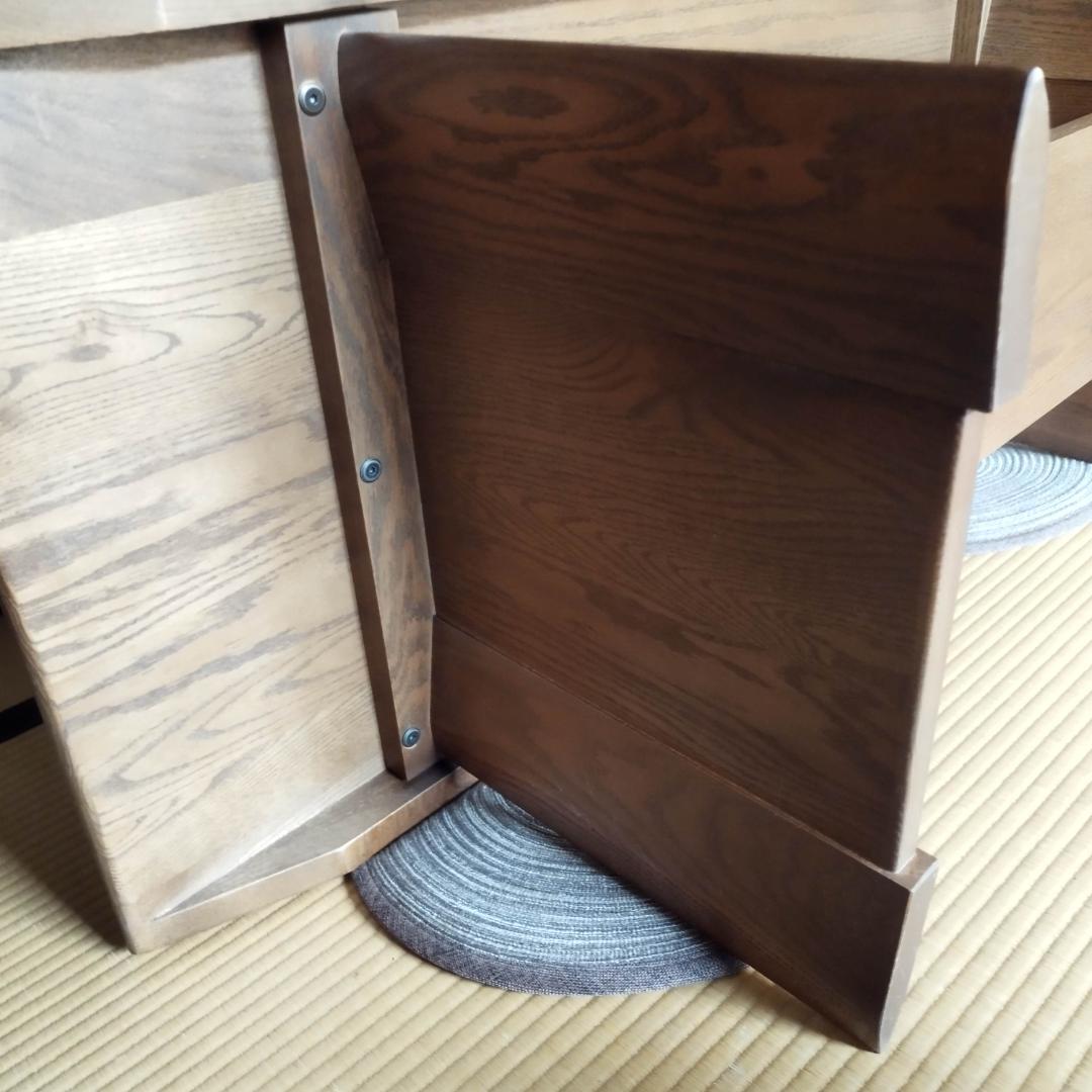 ナガノインテリア　NAGANO　ローテーブル　シンプルモダン　天然木　日本製　➁