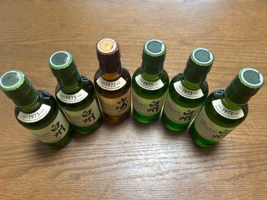山崎1本白州5本　180ml6本セット