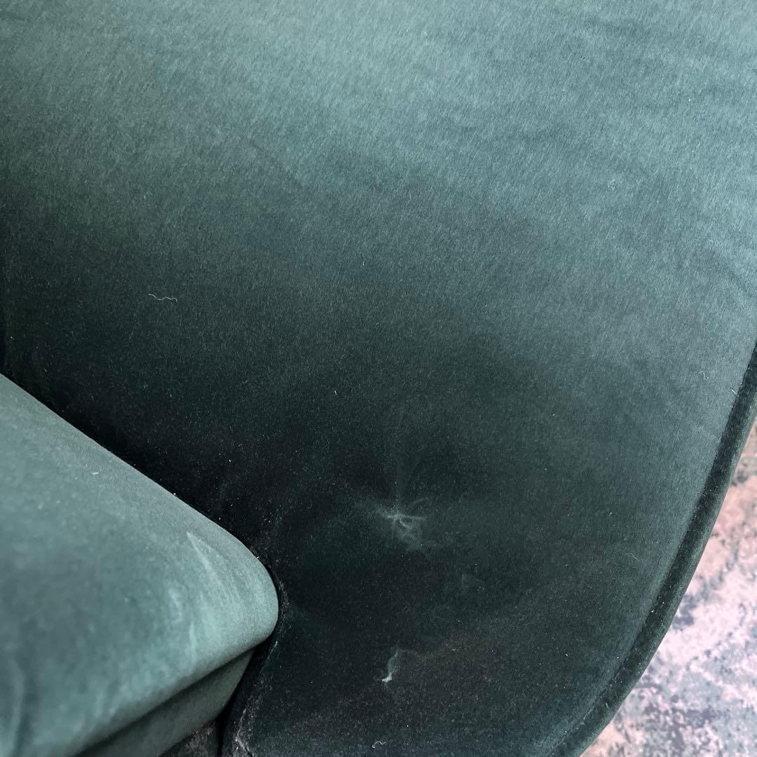 【IKEA ストランドモン アームチェア ＋ オットマン セット】グリーン