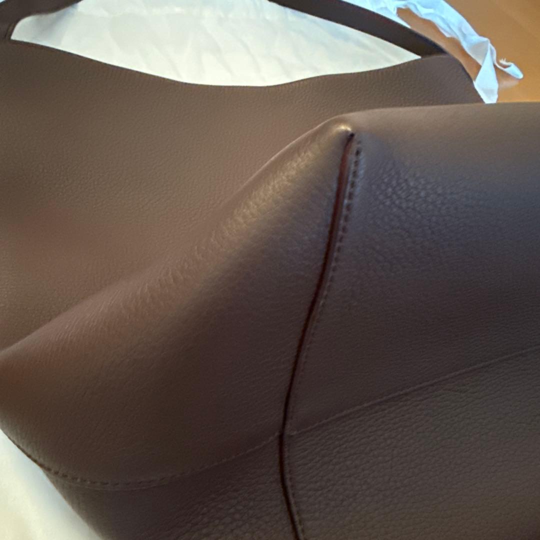 THE ROW large Park Tote バック　レザー (アカジュー