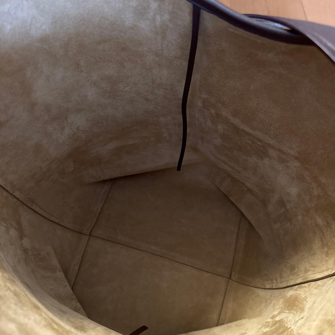 THE ROW large Park Tote バック　レザー (アカジュー