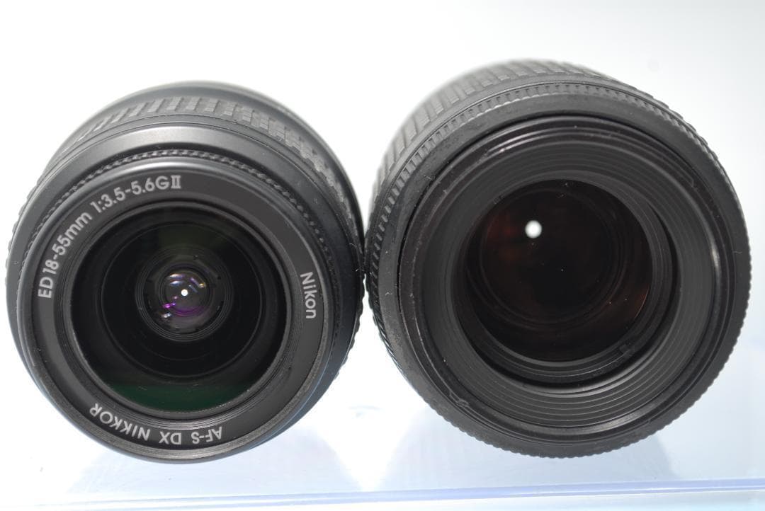 ☘️美品✨スマホ転送☘️ Nikon D3000 望遠ダブルレンズキット