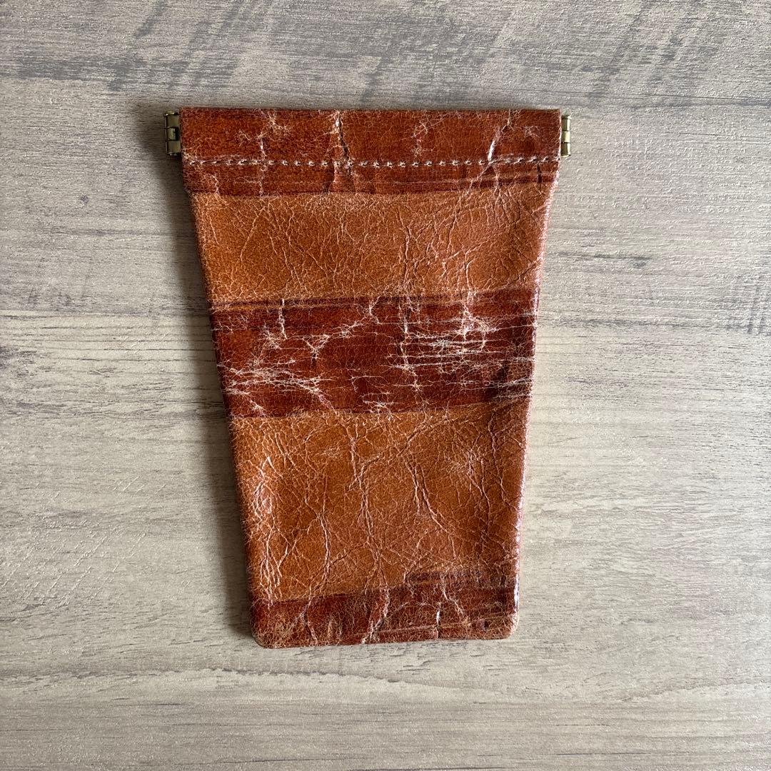 むんてま　カワカワ黒レザーオーバル型バッグ　おまけ付き