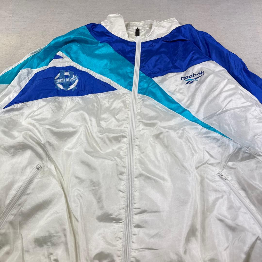 90s リーボック オリンピック・マルセイユ サッカー ナイロンジャケット XL