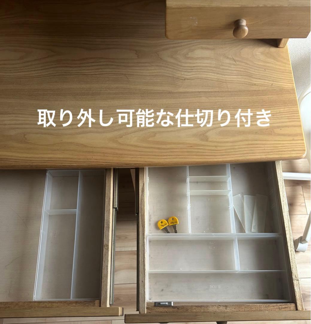 木製ナチュラルデザイン学習机　無垢材　ダーラナホース　北欧デザイン