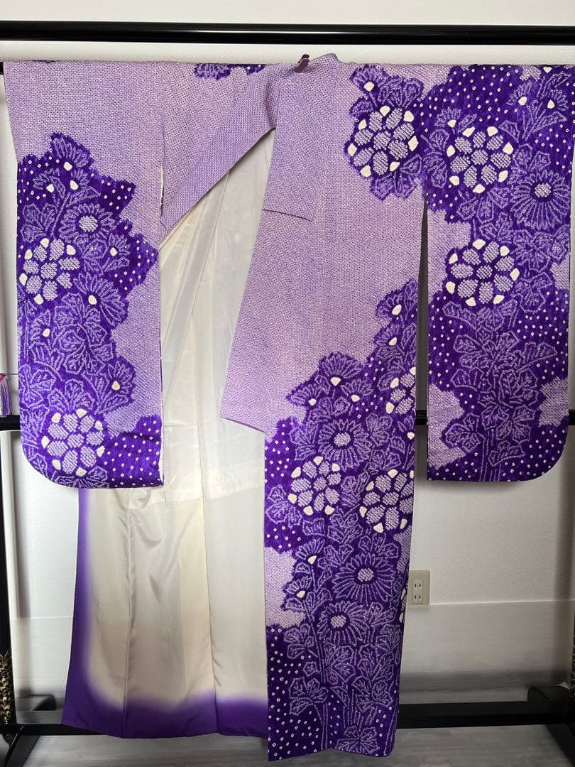 正絹総絞り振袖長襦袢セット