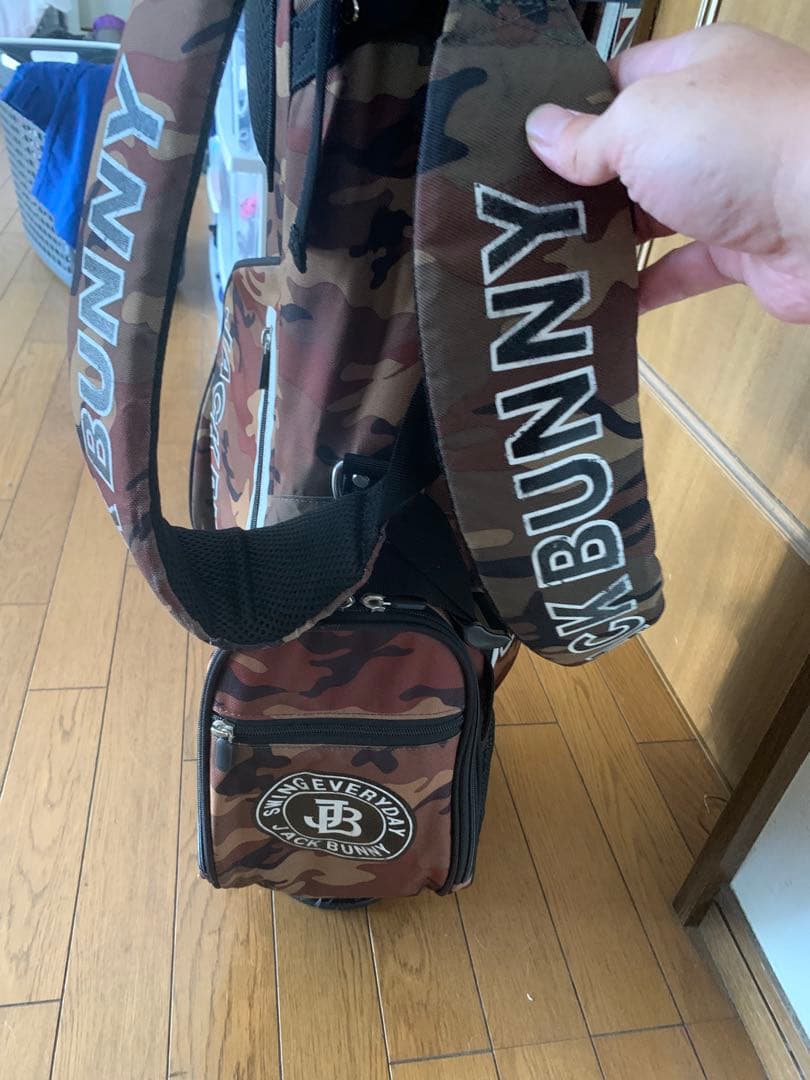 本日限定価格❗️JACK BUNNY 迷彩キャディバッグ