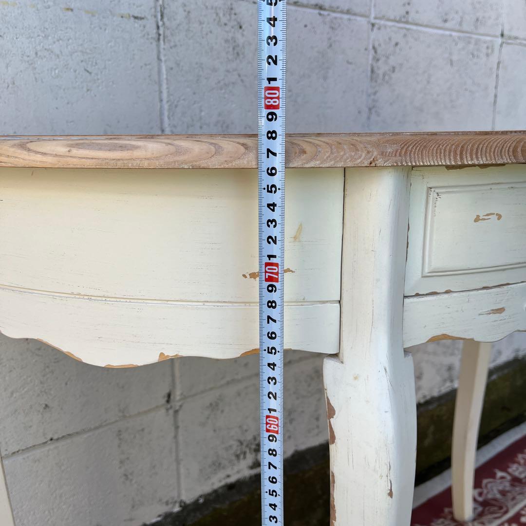 アンティークデザイン◾️木製コンソールテーブル 飾り台 ディスプレイ台 木製棚