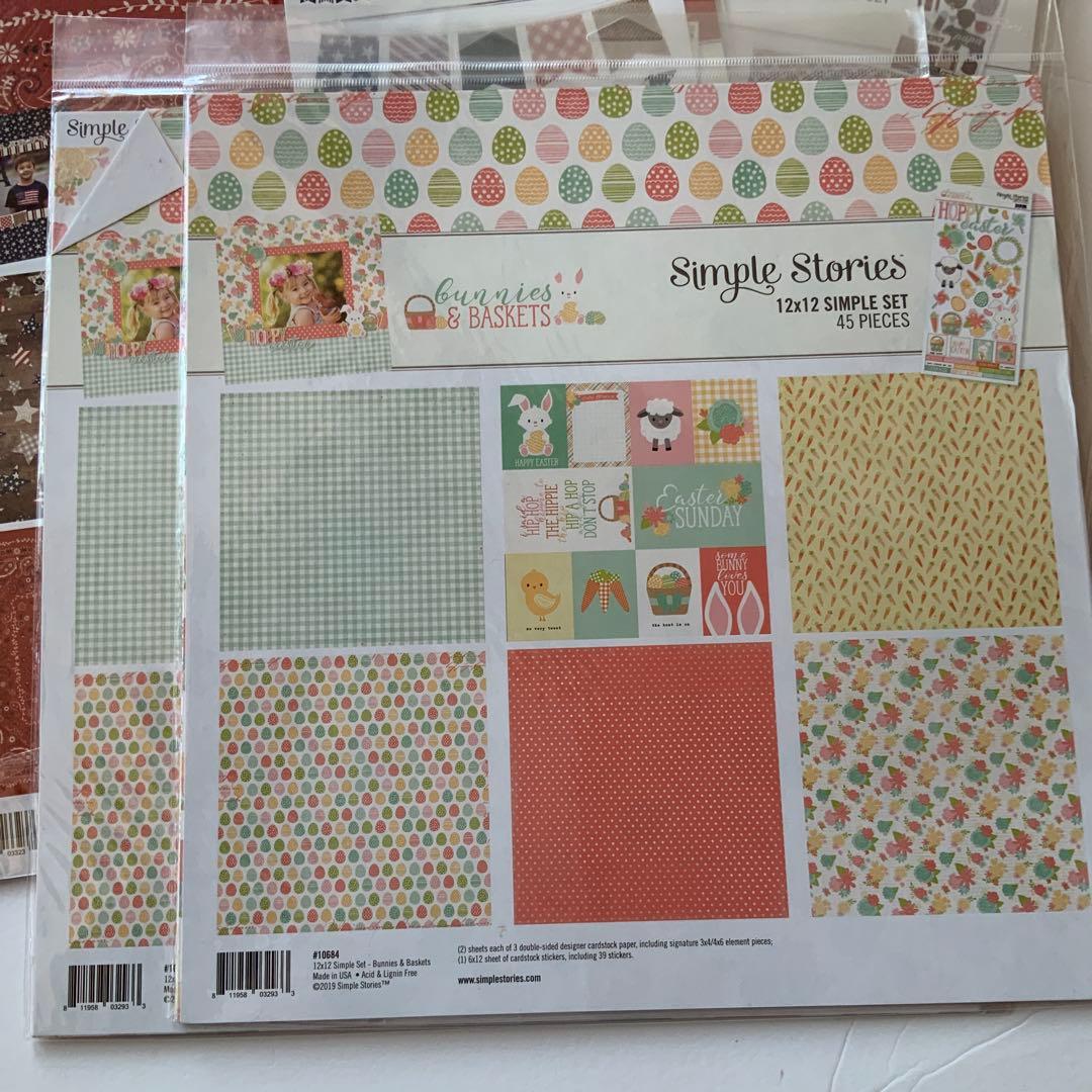 スクラップブッキング　キットセット６種　8パックセット　海外ブランド