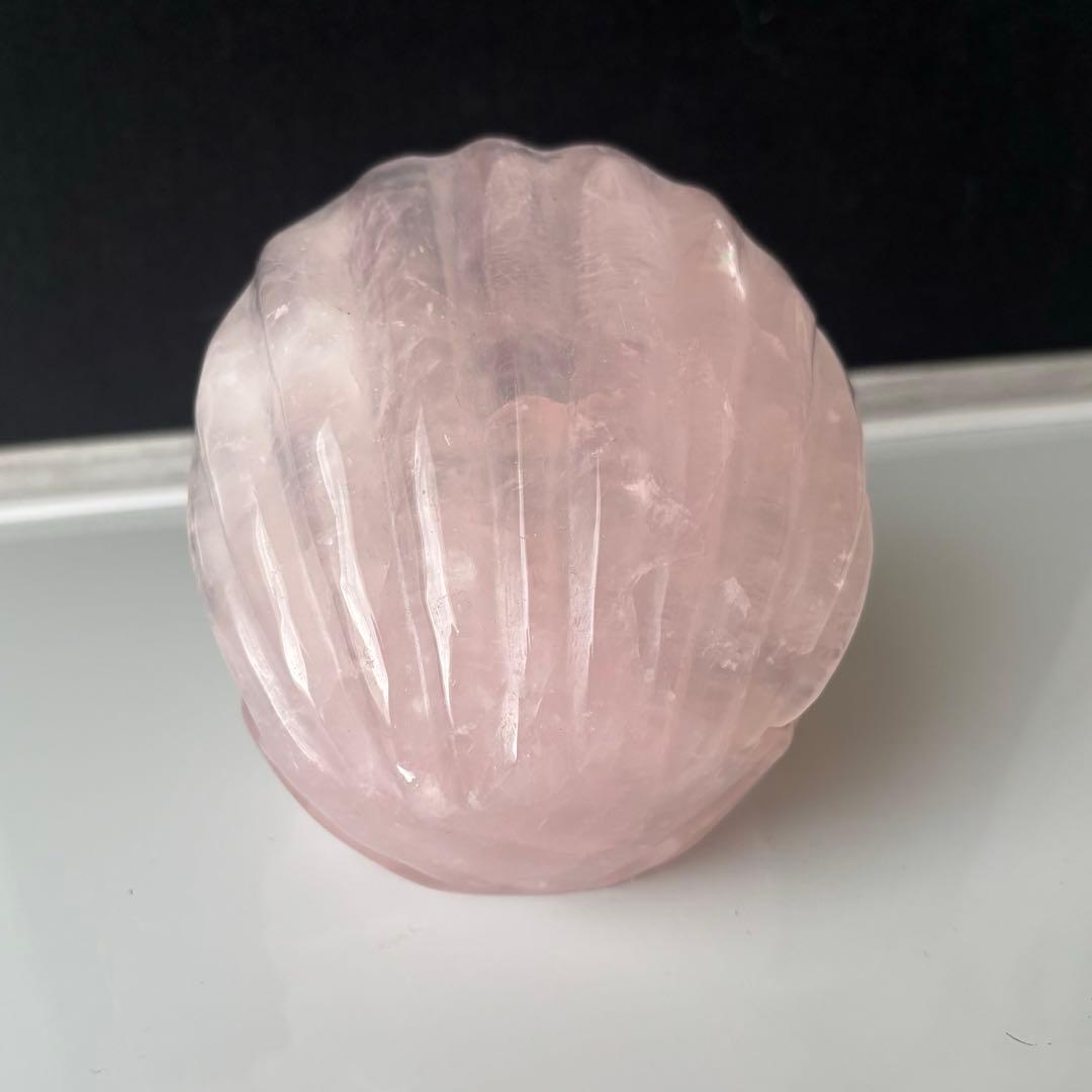セール　ローズクォーツ　貝殻型