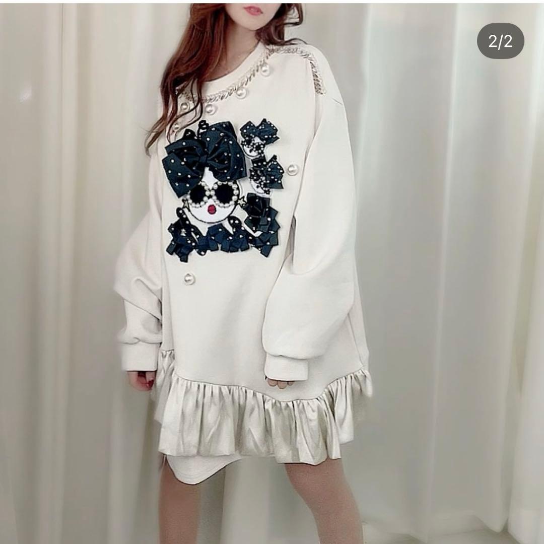 ヨ*ン様 シンディベンディ ボンジュウワンピース風トップス