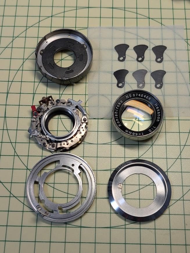 【外観・光学美品】コニカ KONICA ⅢA 48mm F/2 フィルムカメラ