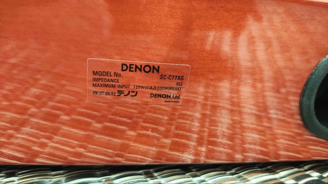 Denon センタースピーカー SC-C77XG-M
