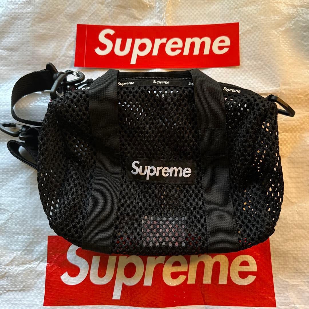 Supreme メッシュショルダーバッグ ブラック