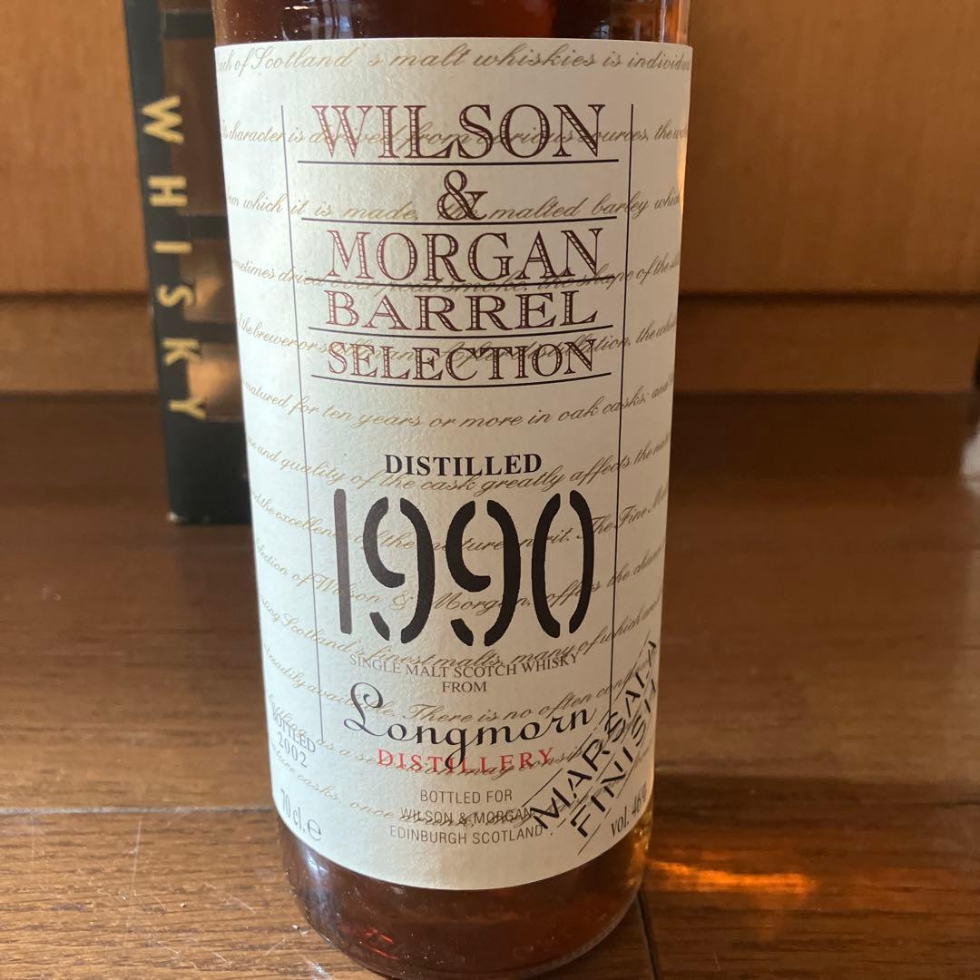 ウイスキー WILSON & MORGAN 1990 Longmorn