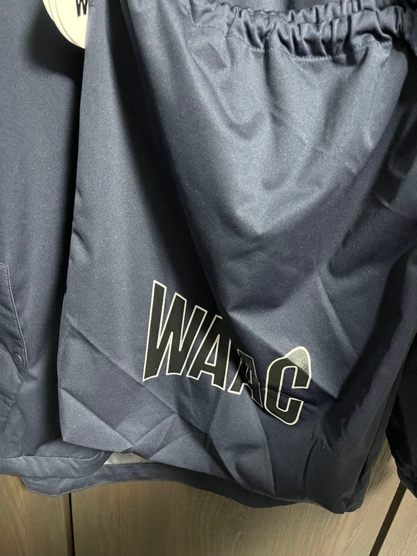 【新品未使用】WAAC ワック　ゴルフ　レイン　ジャケット　ウェア　S 紺色