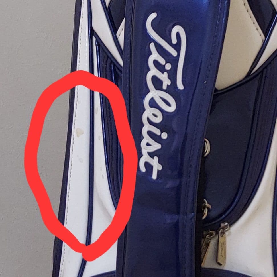 Titleist タイトリスト キャディバッグ ネイビー/ホワイト