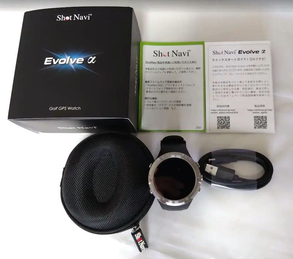 あおまるじーじ Shot Navi Evolve α ゴルフGPSウォッチ