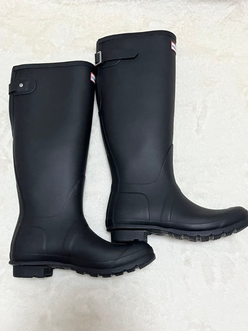 【美品✨】ハンターレインブーツ　25cm ブラック