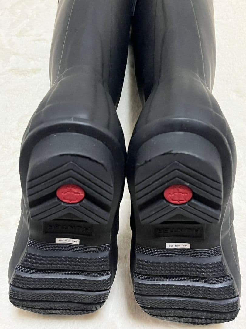 【美品✨】ハンターレインブーツ　25cm ブラック