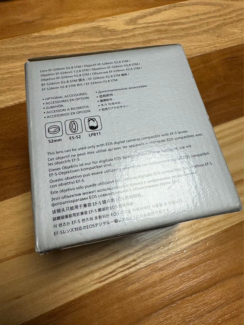 Canon カメラレンズ　EFS 24mm f/2.8 STM