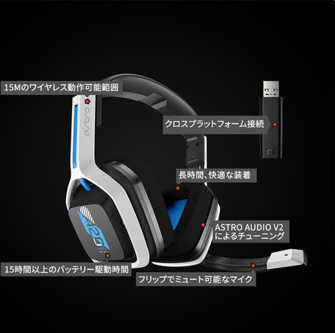 Logicool G ASTRO Gaming A20 ワイヤレスヘッドセット