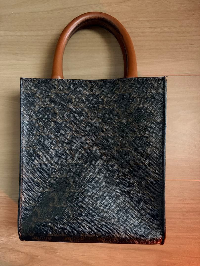 CELINE ミニバーティカル トリオンフ キャンバス ショルダーバッグ