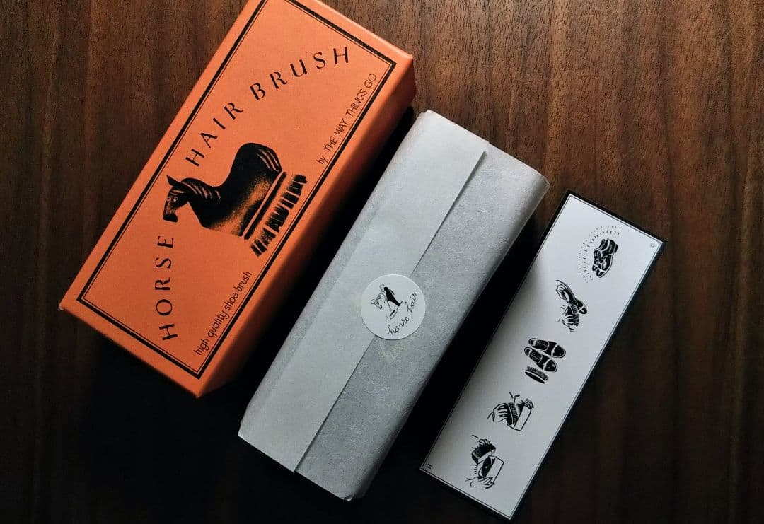 TWTG 靴ブラシ 馬毛