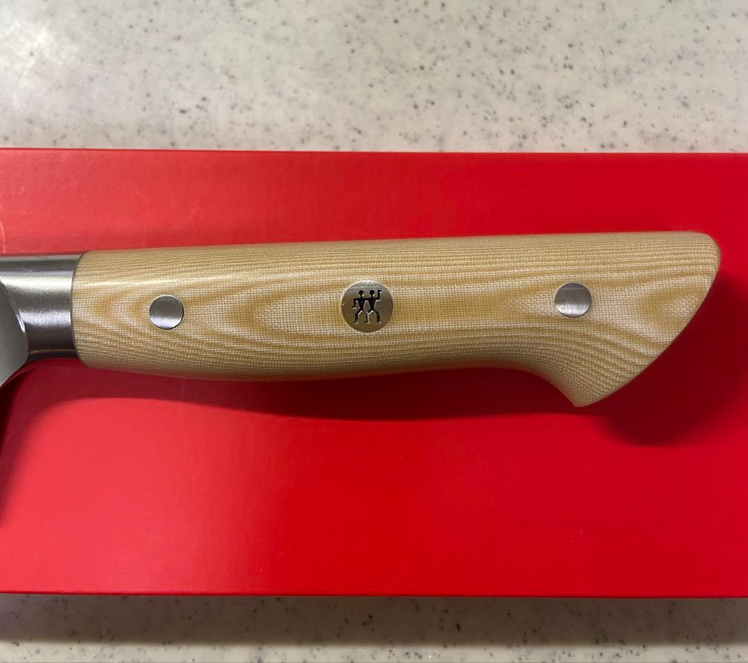 「ひろゆき」ヘンケルス　ダマスカス包丁、カンレン.キリ、刃渡り20㎝