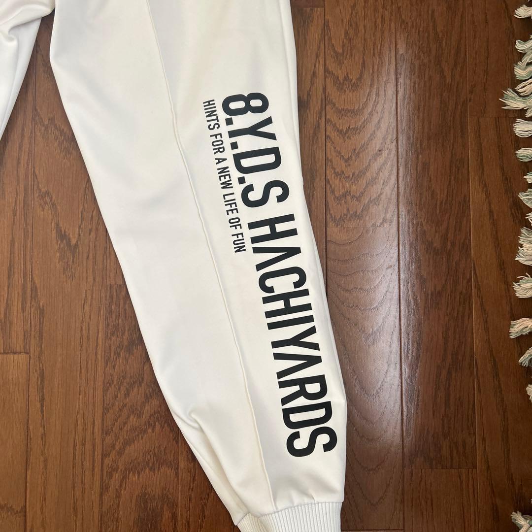 8YARDS メンズ ゴルフパンツ ホワイト　ジョガーパンツ