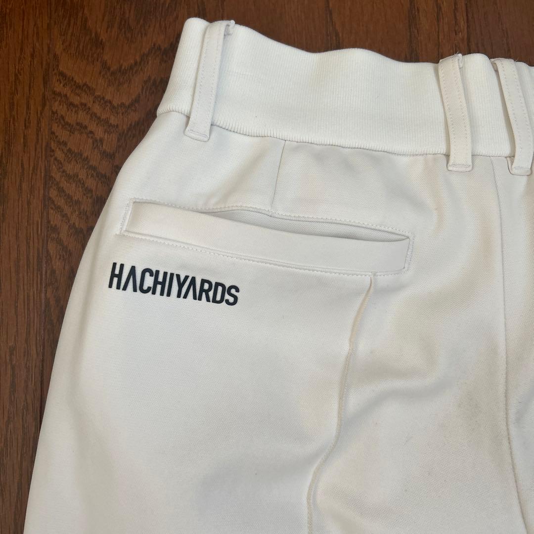8YARDS メンズ ゴルフパンツ ホワイト　ジョガーパンツ