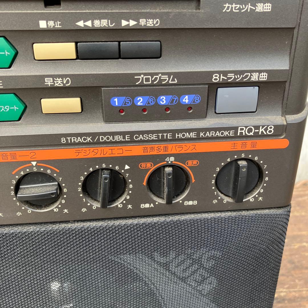 B-1 ナショナル 8トラック ダブルカセット カラオケ機 RQ-K8 レトロ