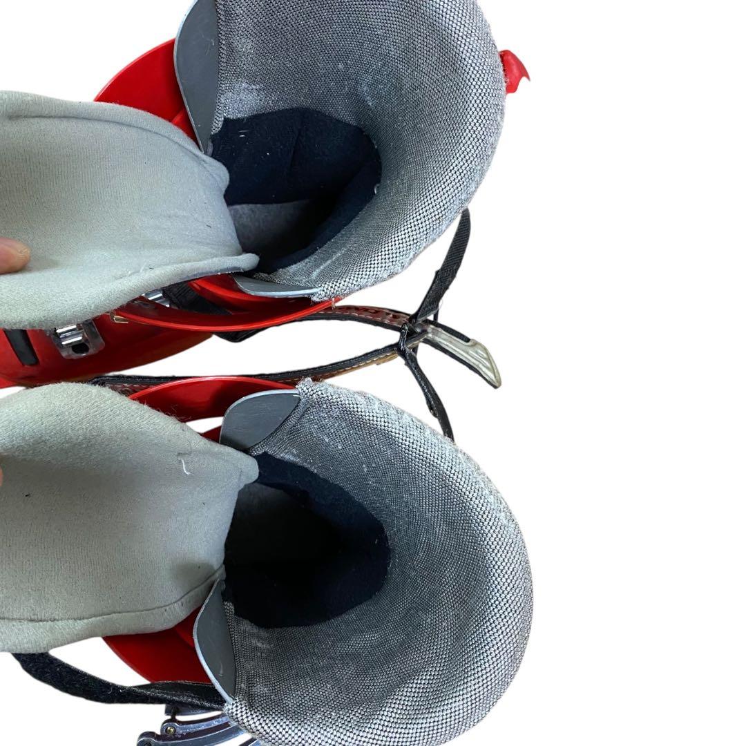 ≪サロモン≫スキー４点セット 板120cm ブーツ 23～23.5cm Jr規格