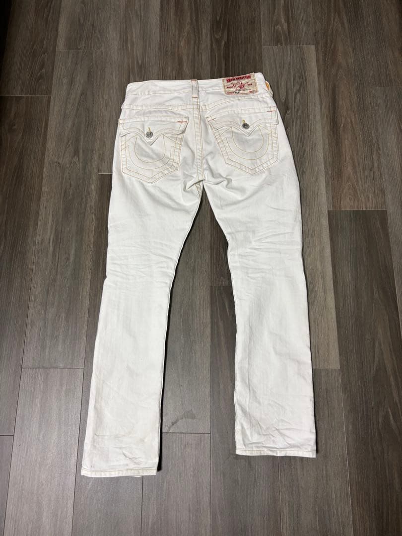 TRUE RELIGION ホワイトデニム　28