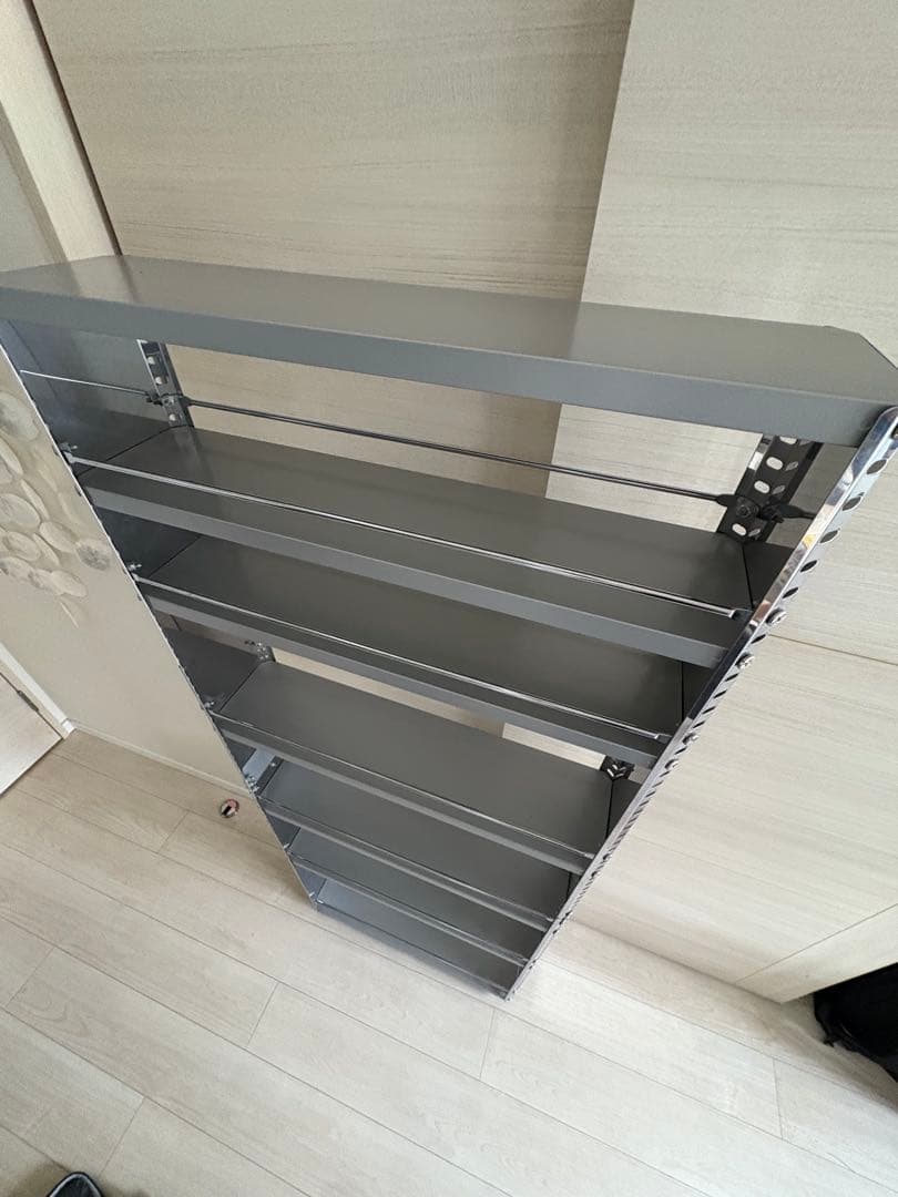 杉並区から直接引取り可　DINOS ステンレス製キッチンすき間収納ワゴン