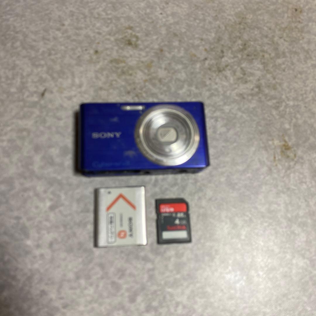 【中古】SONY cyber-shot DSC-W610 ブルー　デジタルカメラ