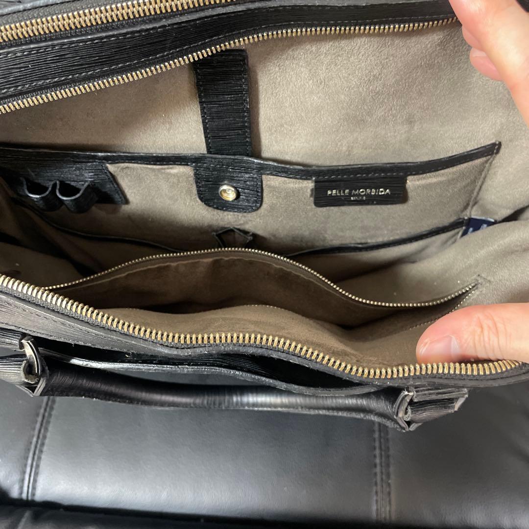 り*た様 ペッレモルビダ キャピターノ ブリーフケース ビジネスバッグ