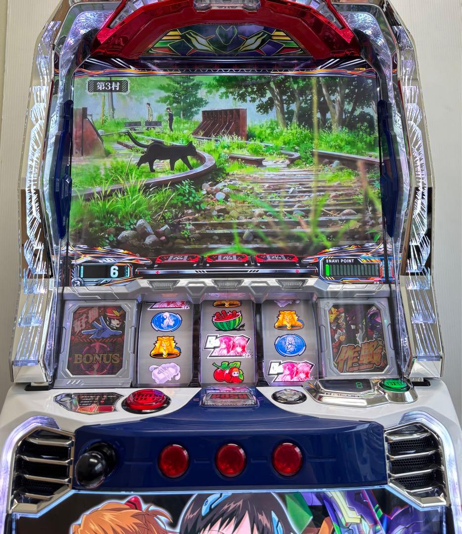 パチスロ実機【L シンエヴァンゲリオン】ユニット付 無段階ボリューム 送料無料❗️