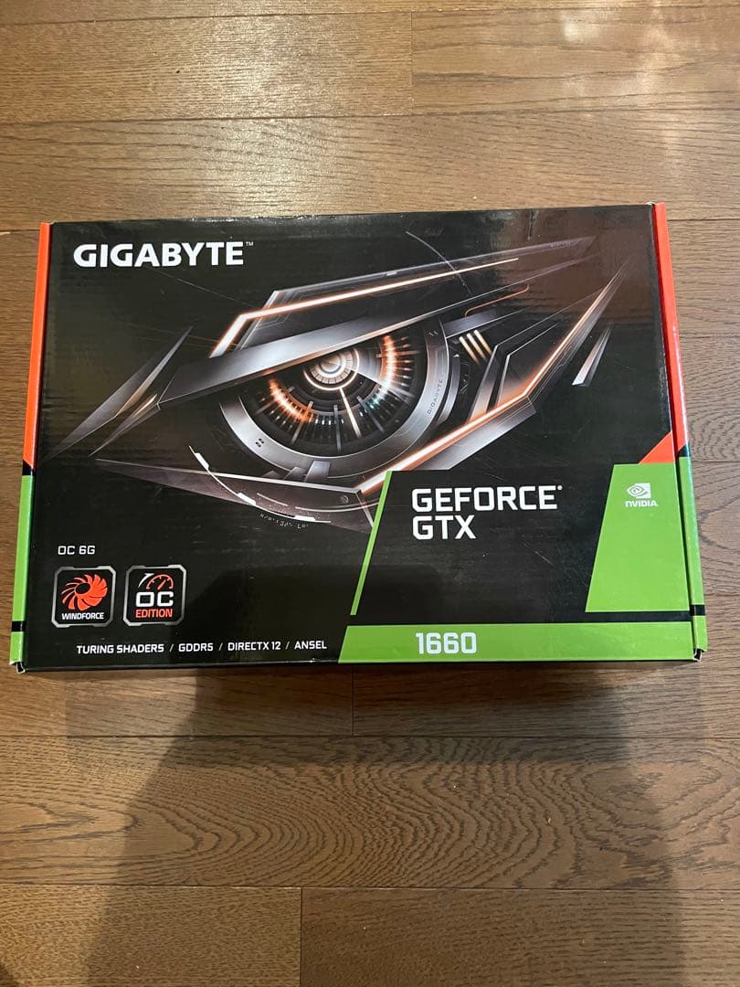 GIGABYTE GeForce GTX1660 箱付き