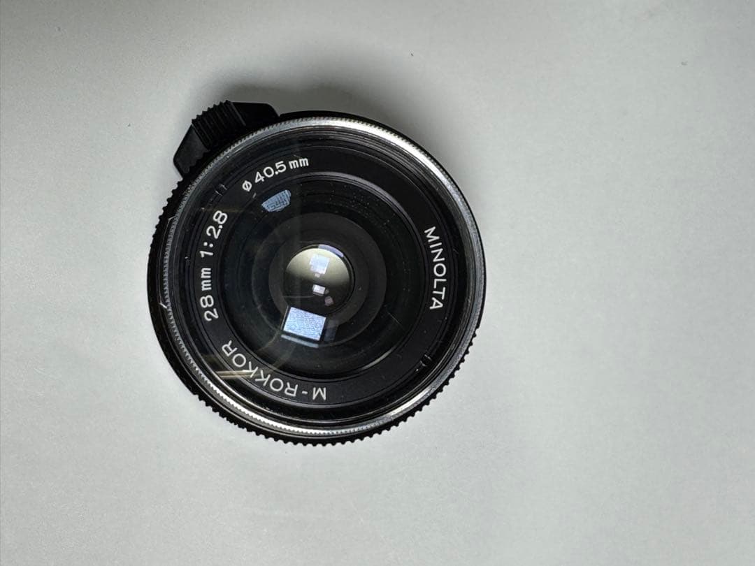 【超希少】MINOLTA CLE (旧ミノルタロゴ) +M-ROKKOR28mm