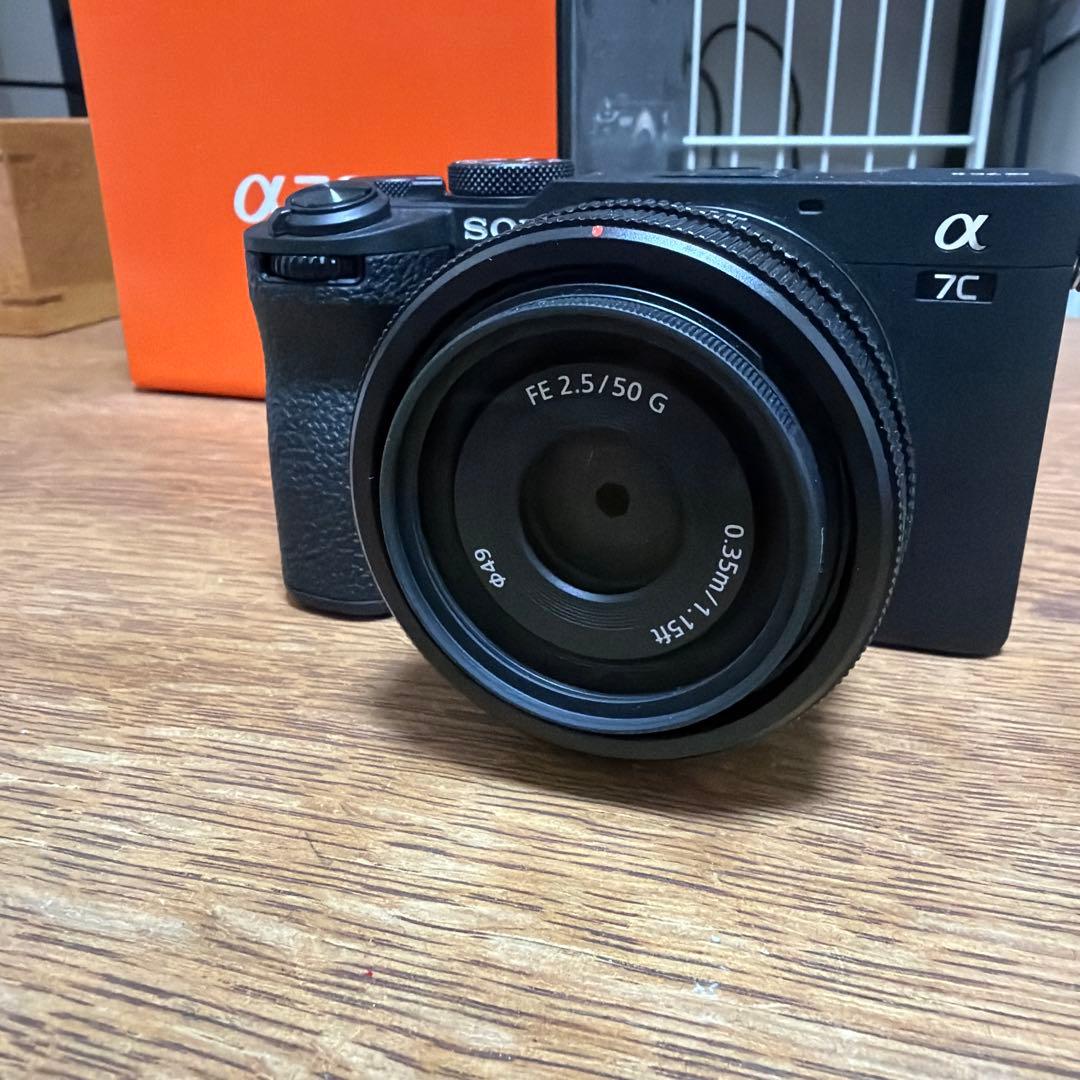 Sony a7cⅡ 50mm f2.5 Gレンズ付　※ボディ、レンズ別売り可